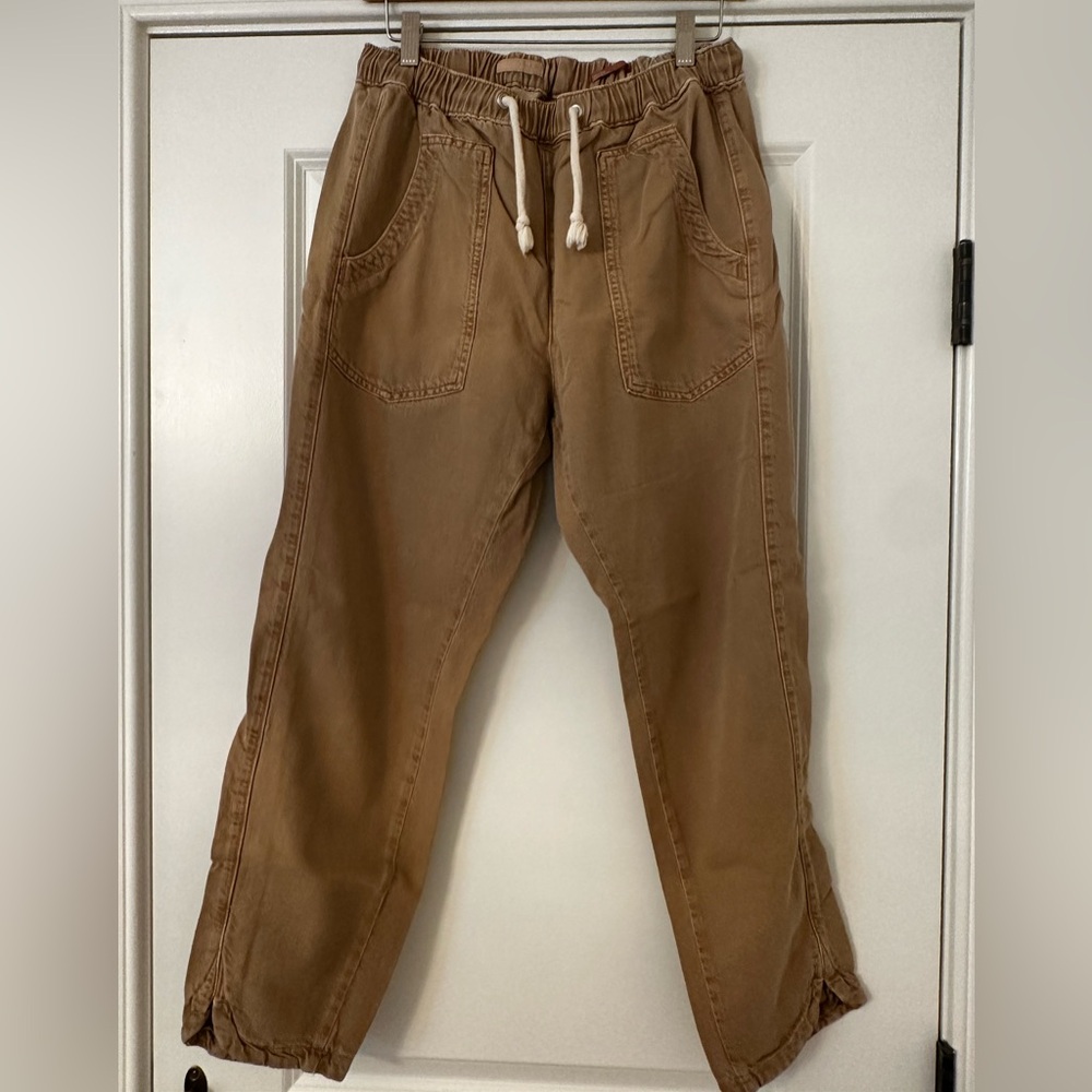 Anthropologie Pilcro Khaki Drawstring Pants